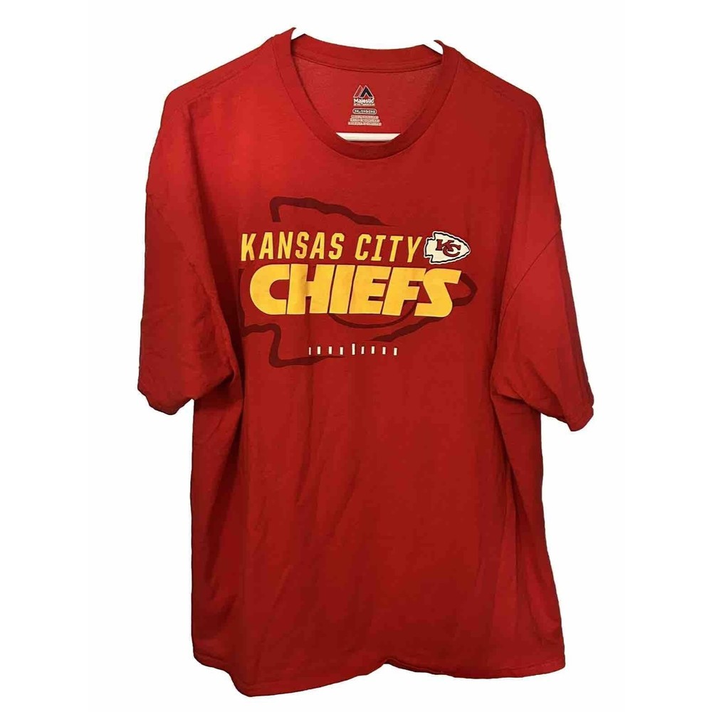 KC Kansas City Chiefs Football T-Shirt Size 2XL  Color Red. NFL No